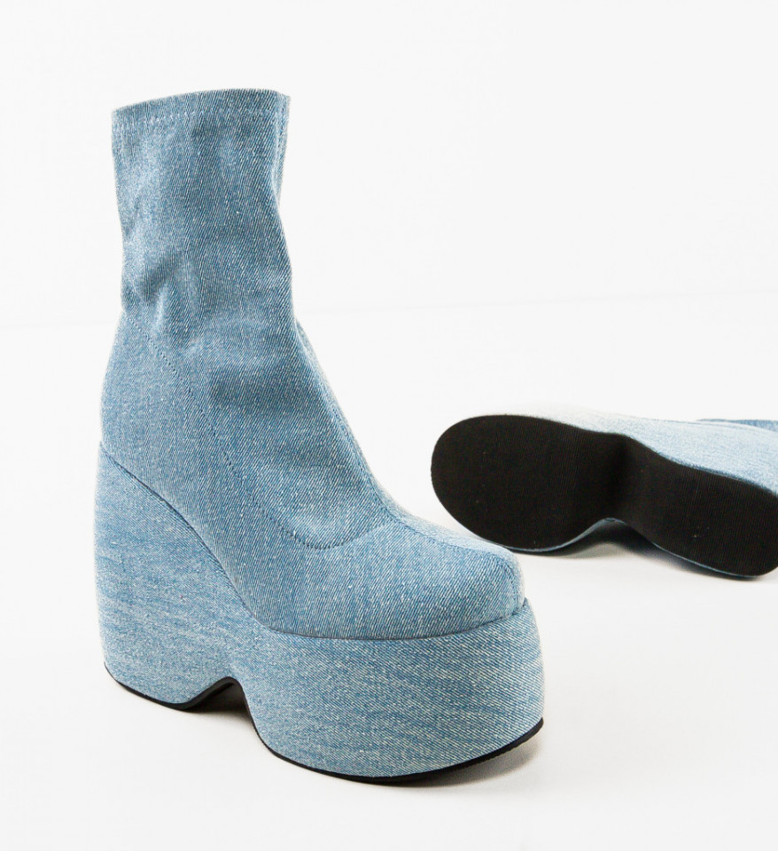 Botine dama Stelar Albastre 2 - Img 3