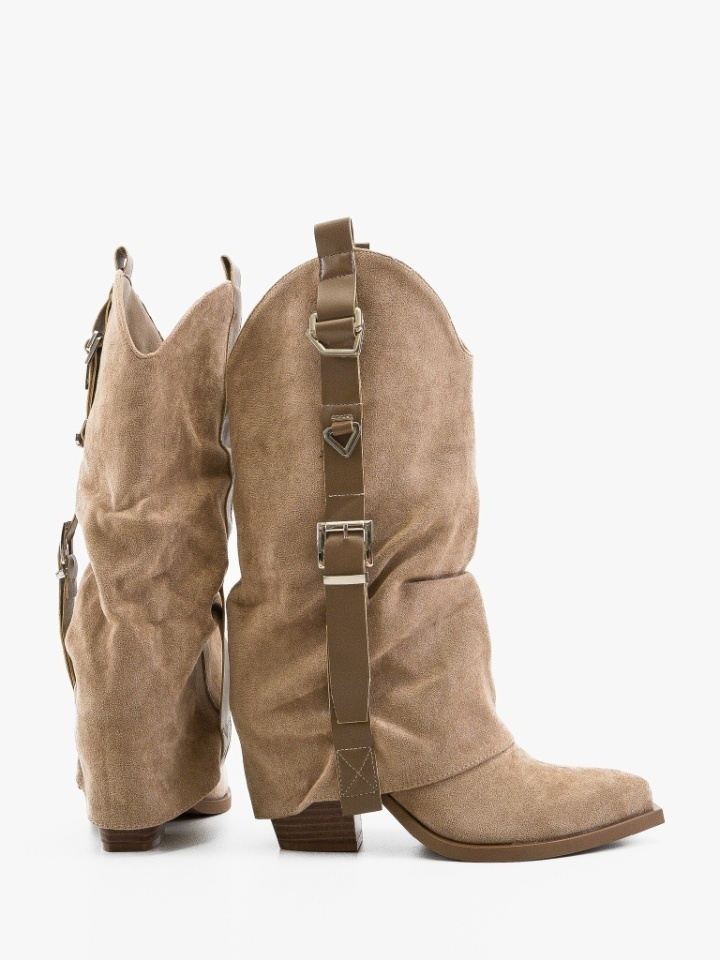 Cizme dama Thea Khaki - Img 3
