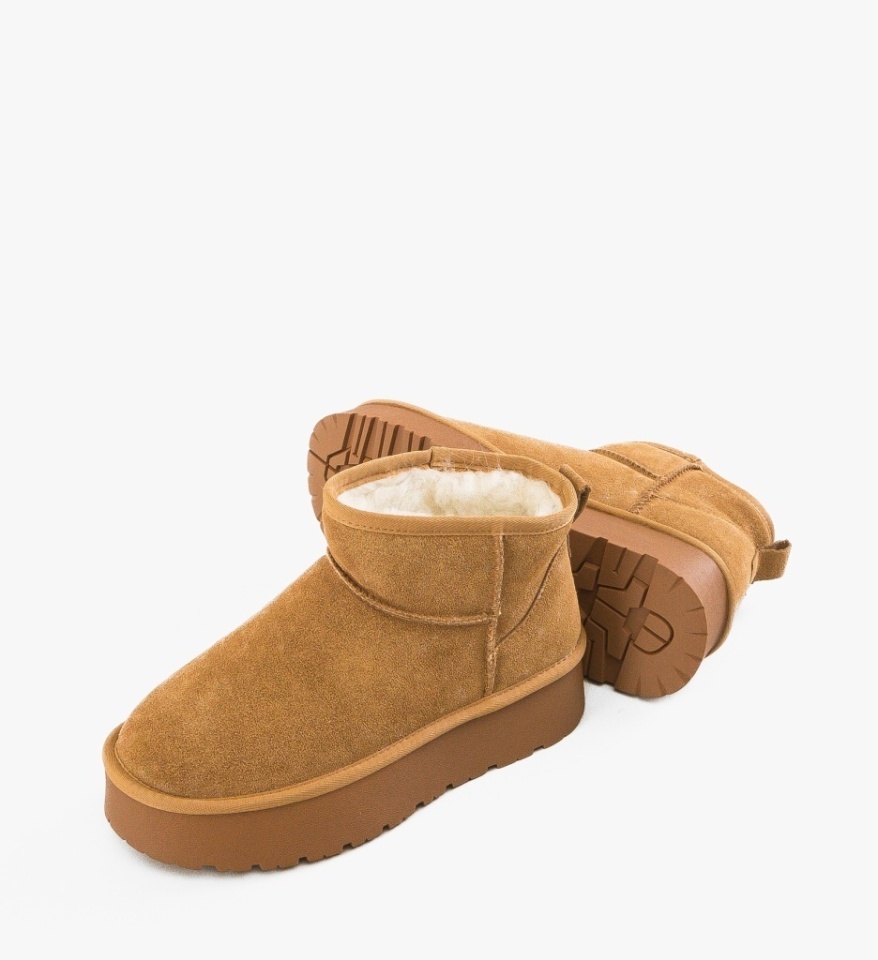 Cizme tip Ug Dayana Camel - Img 2