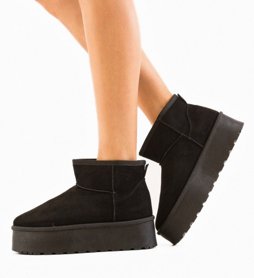 Cizme tip UG Latte Negre - Img 5