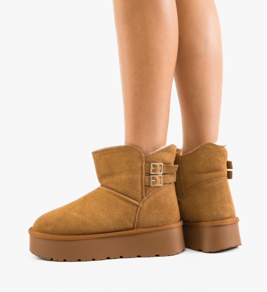 Cizme tip Ug Tieme Camel - Img 5