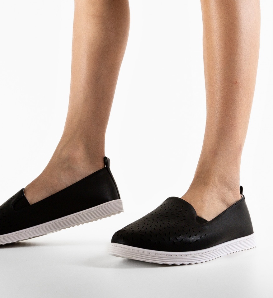 Espadrile Casual Botra Negre - Img 8