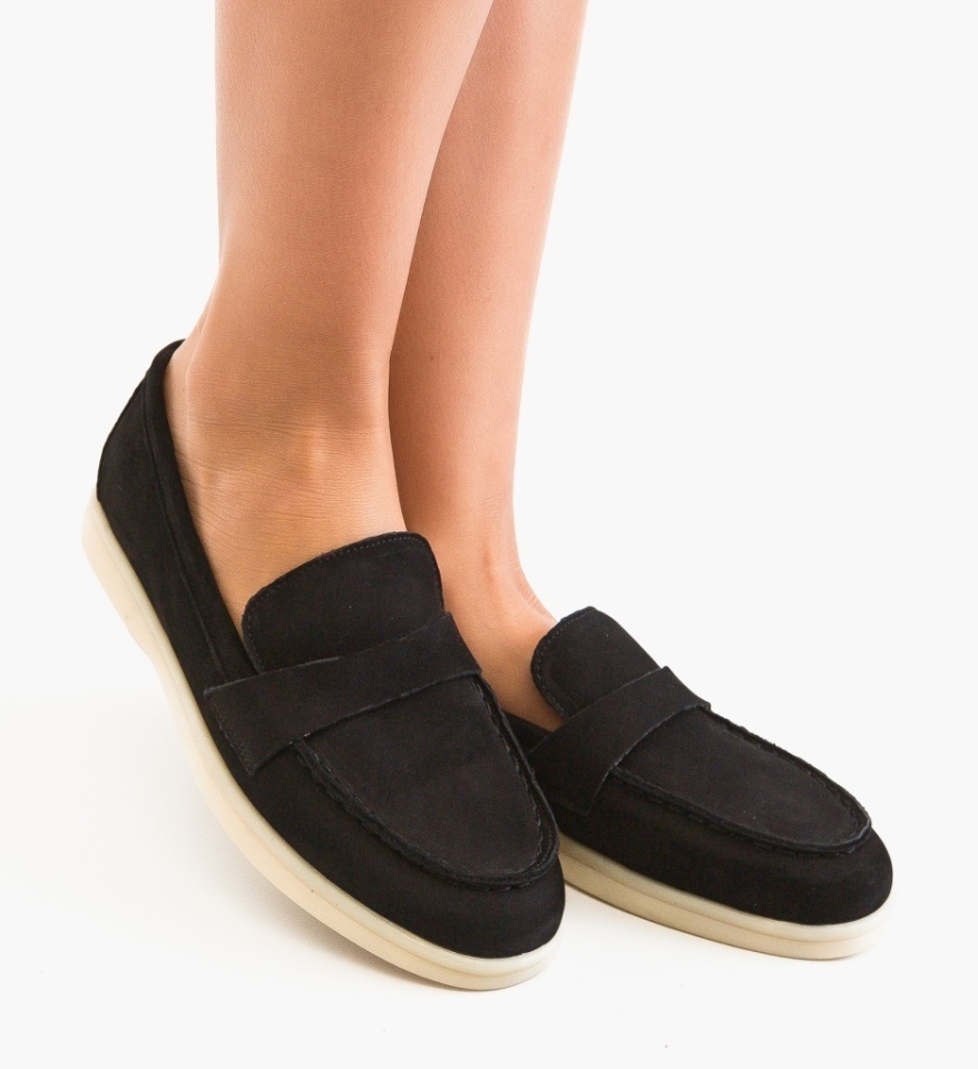 Pantofi Casual Abas Negri - Img 6