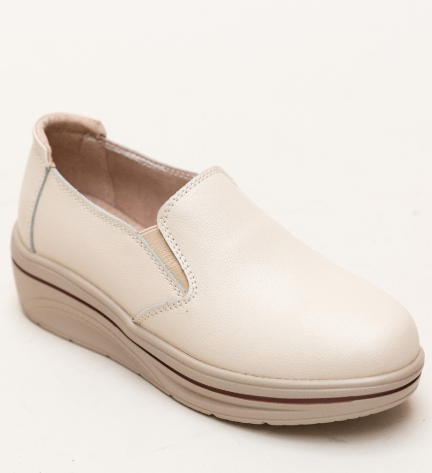 Pantofi Casual Alpino Bej - Img 4