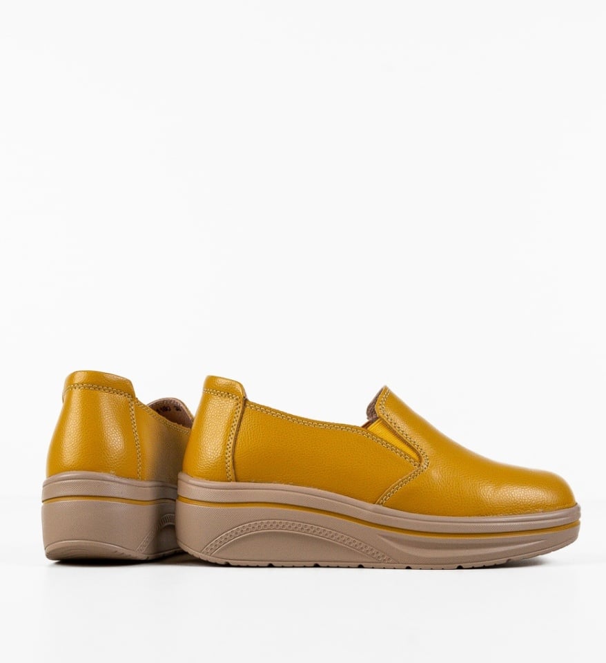 Pantofi Casual Alpino Galbeni - Img 2