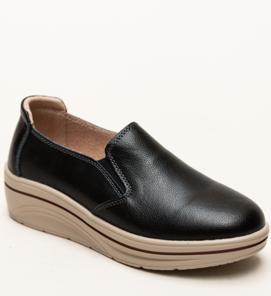 Pantofi Casual Alpino Negri - Img 12