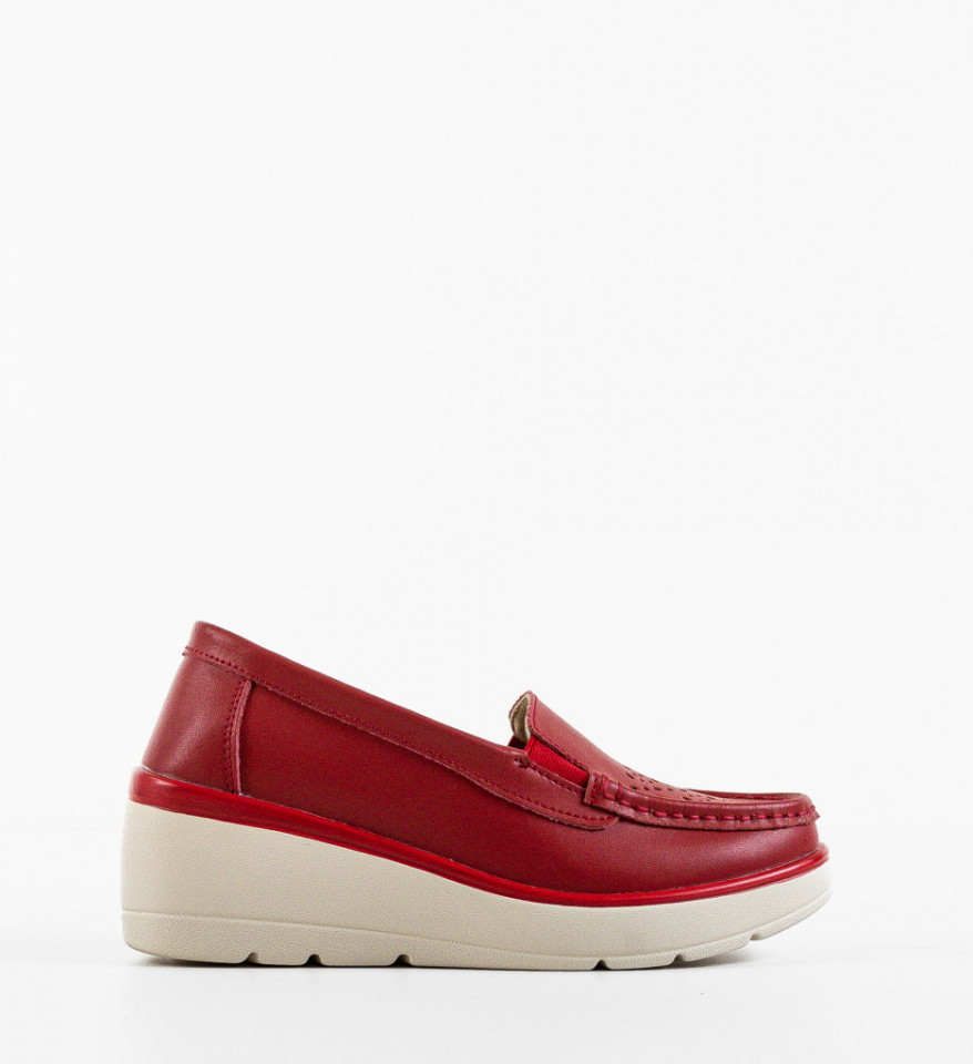 Pantofi Casual Atic Rosii - Img 2