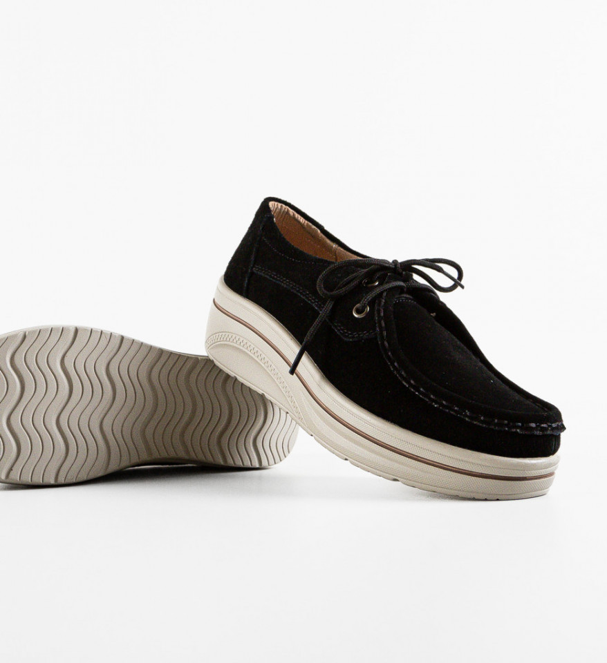 Pantofi Casual Auron Negri - Img 4
