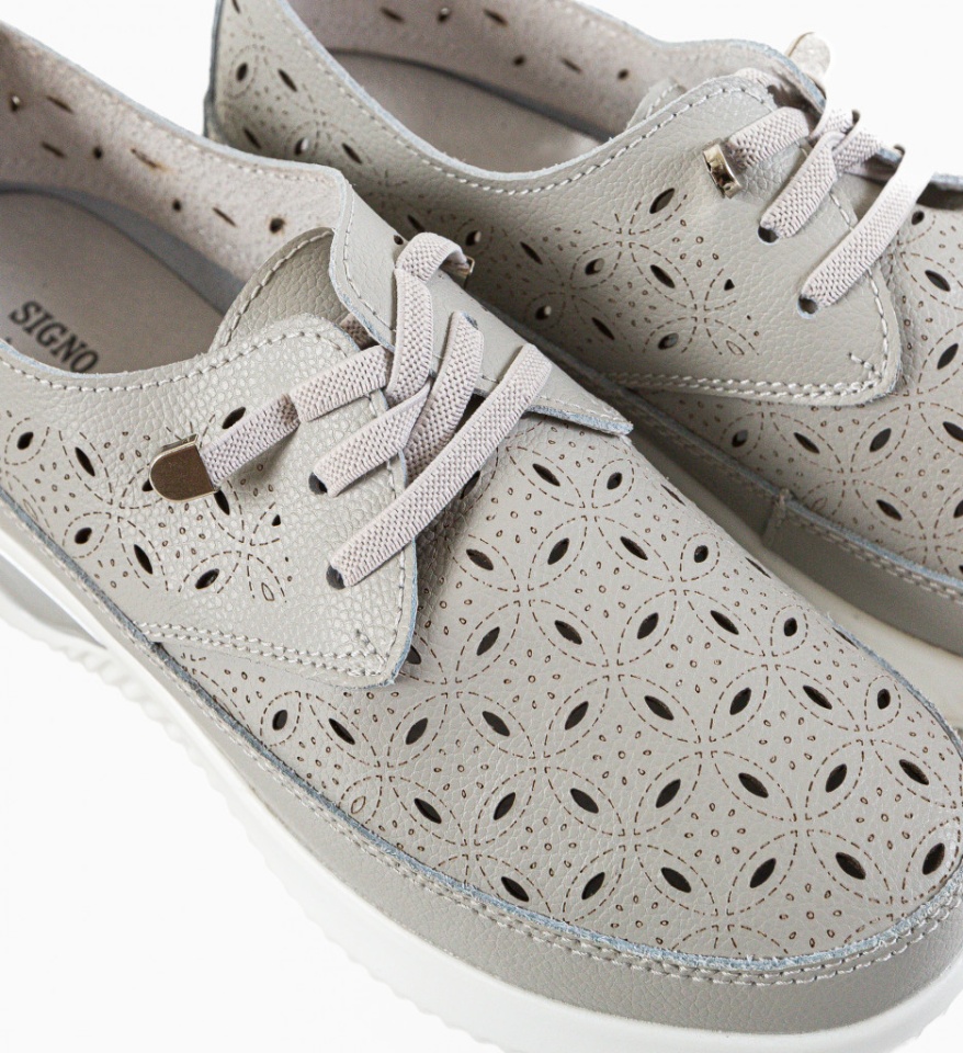 Pantofi Casual Balaj Gri - Img 3