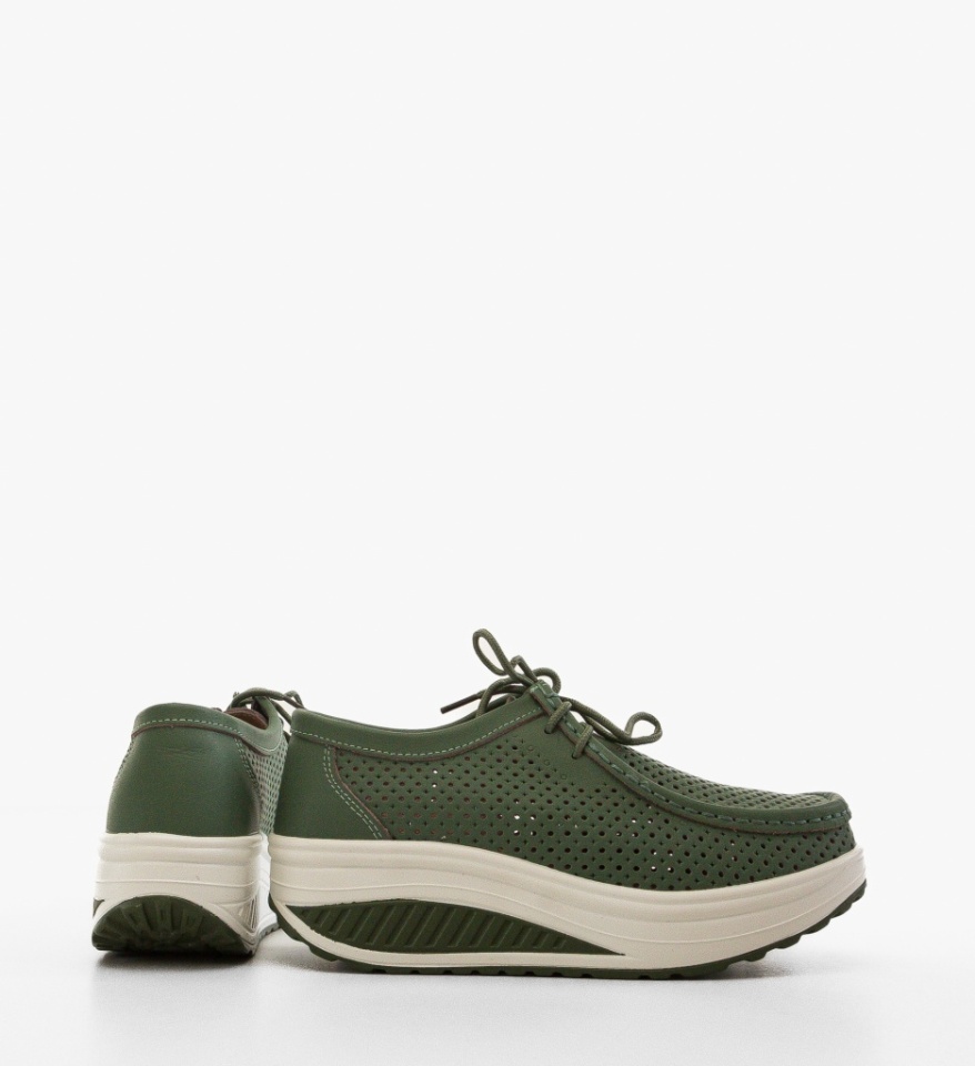 Pantofi Casual Baroco Verzi - Img 4