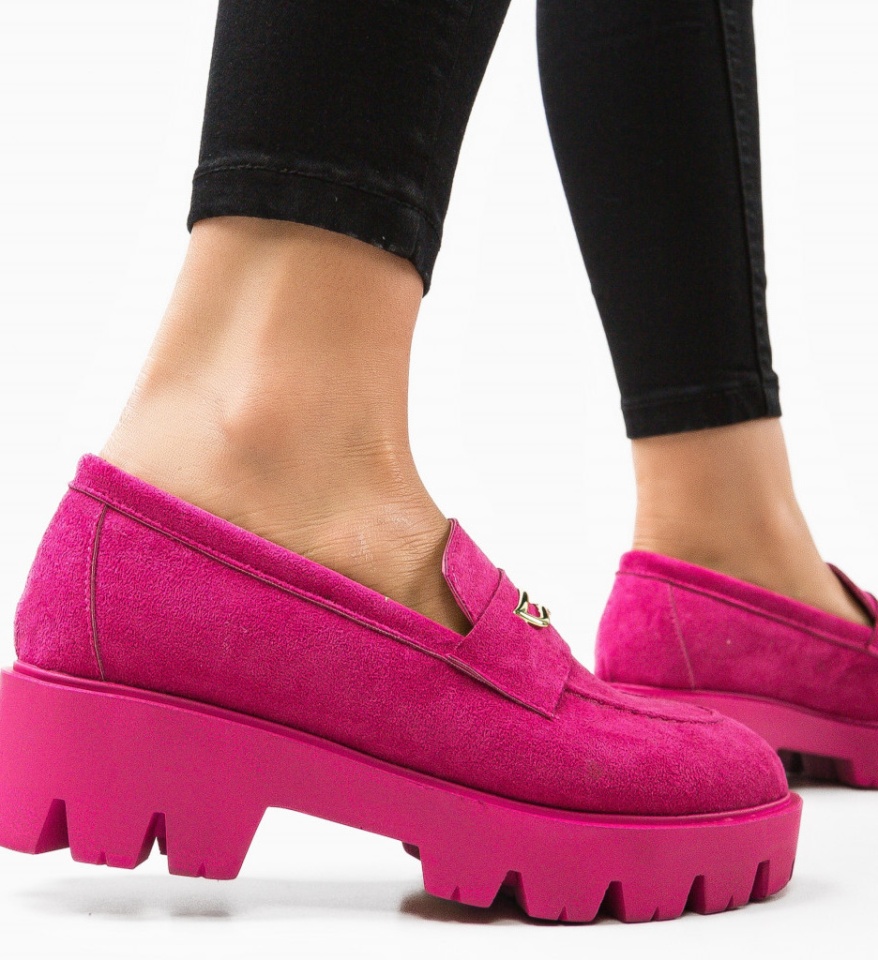 Pantofi Casual Beikrols Fuchsia - Img 7