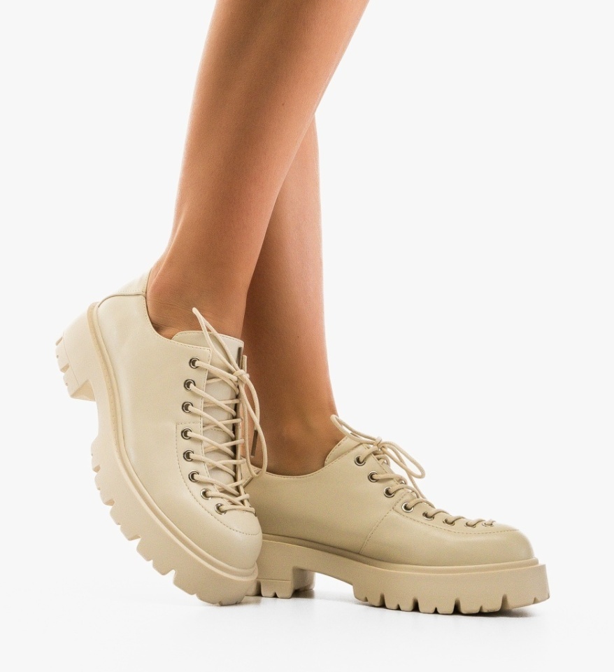 Pantofi Casual Berabe Bej - Img 5