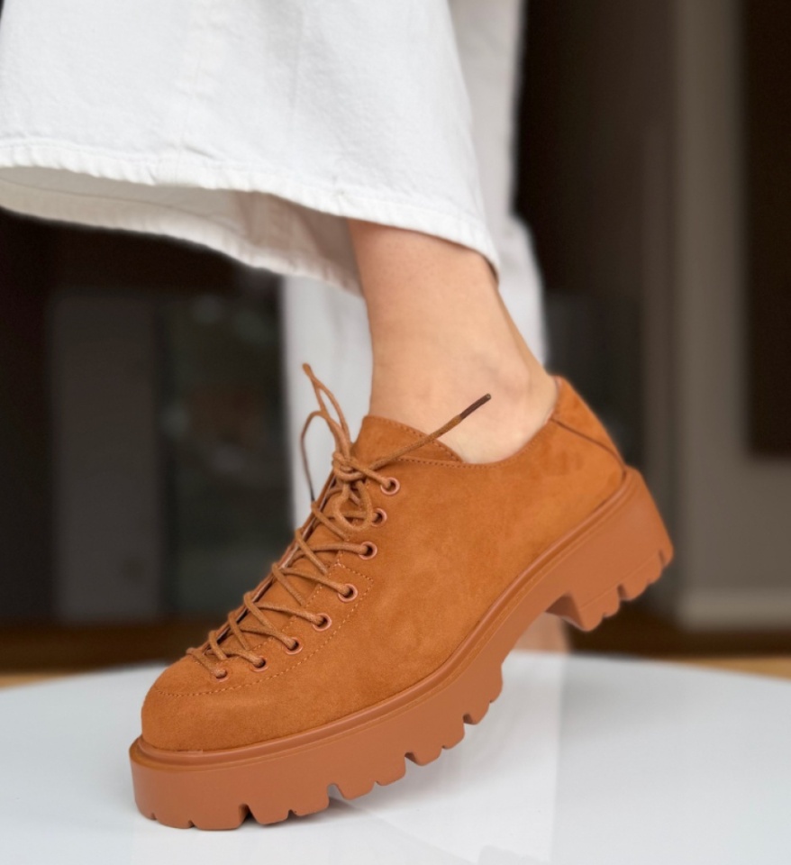 Pantofi Casual Berabe Camel - Img 7