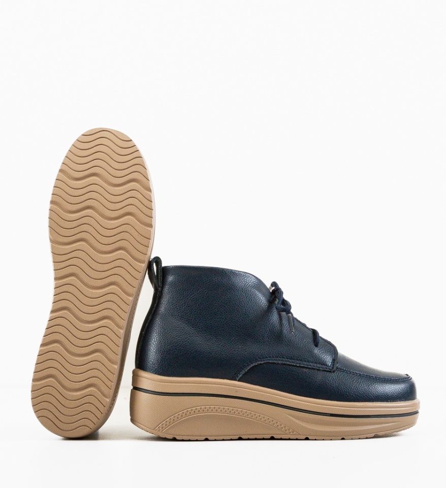 Pantofi Casual Bergamon Bleumarin - Img 3
