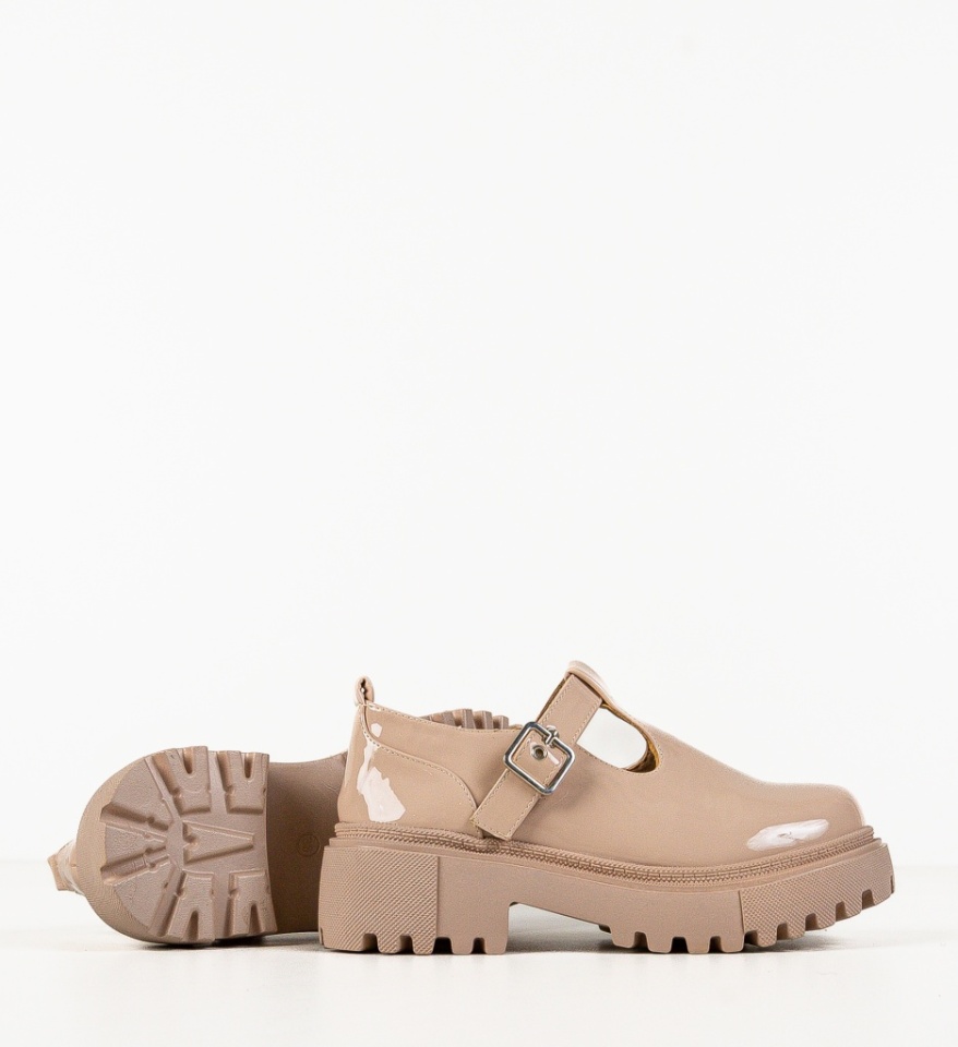 Pantofi Casual Bernie Nude - Img 2