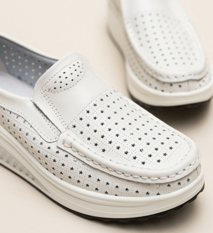 Pantofi Casual Bicaz Albi - Img 14