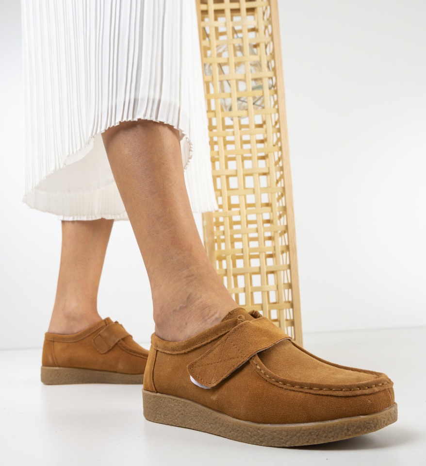 Pantofi Casual Boba Camel - Img 7