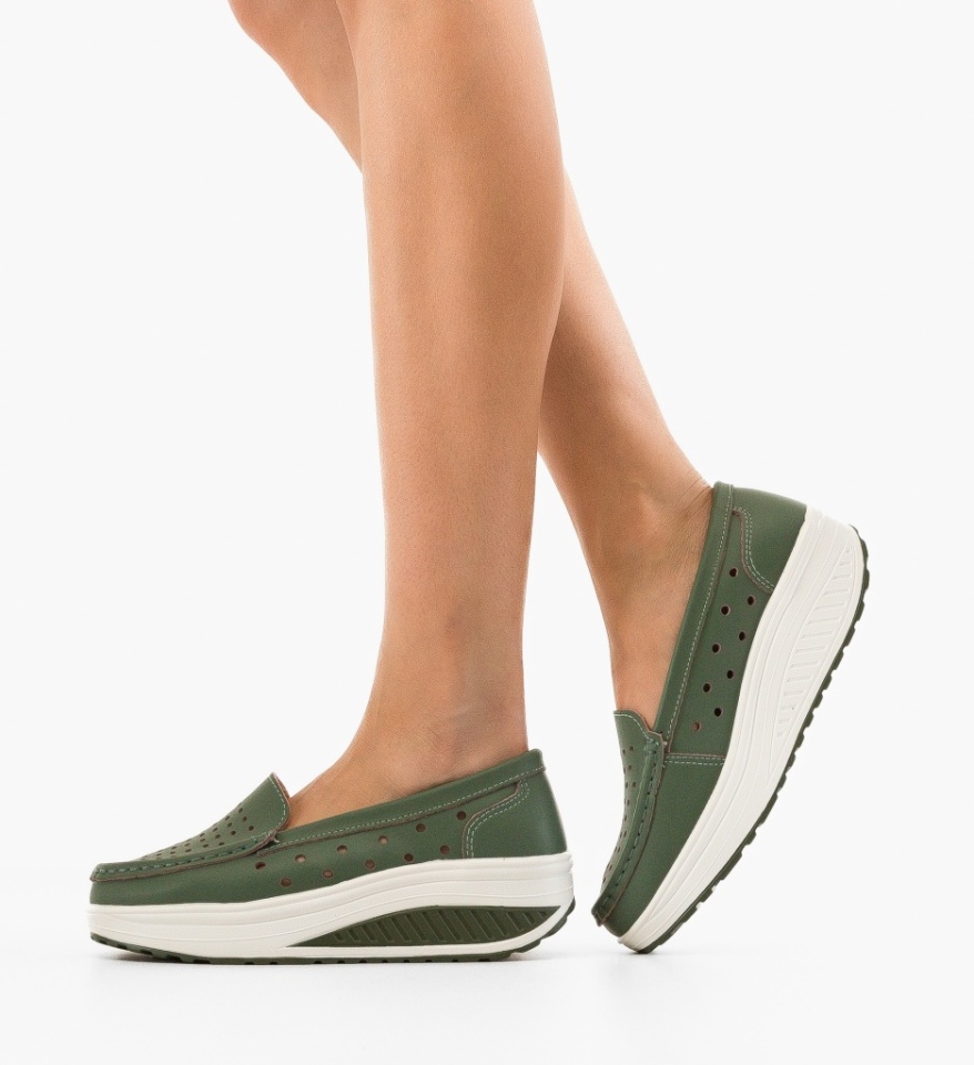 Pantofi Casual Buga Verzi 2 - Img 3