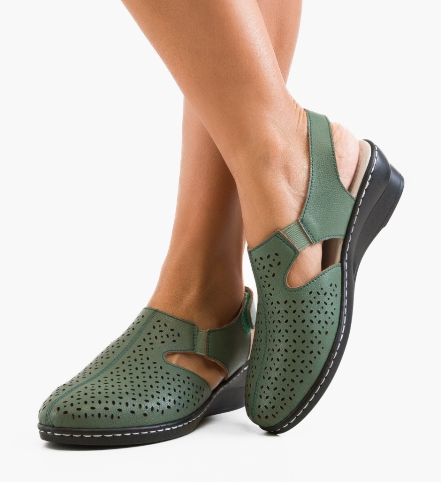 Pantofi Casual Byhy Verzi - Img 4