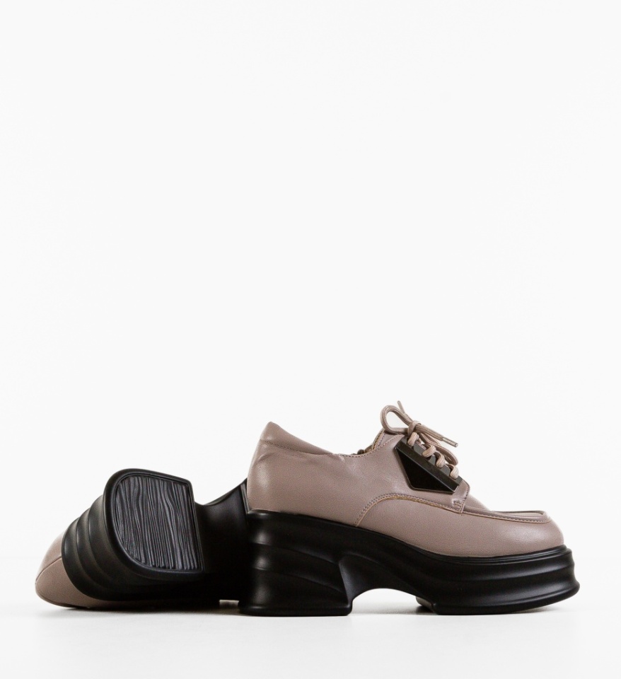 Pantofi casual dama Barteon Gri - Img 2