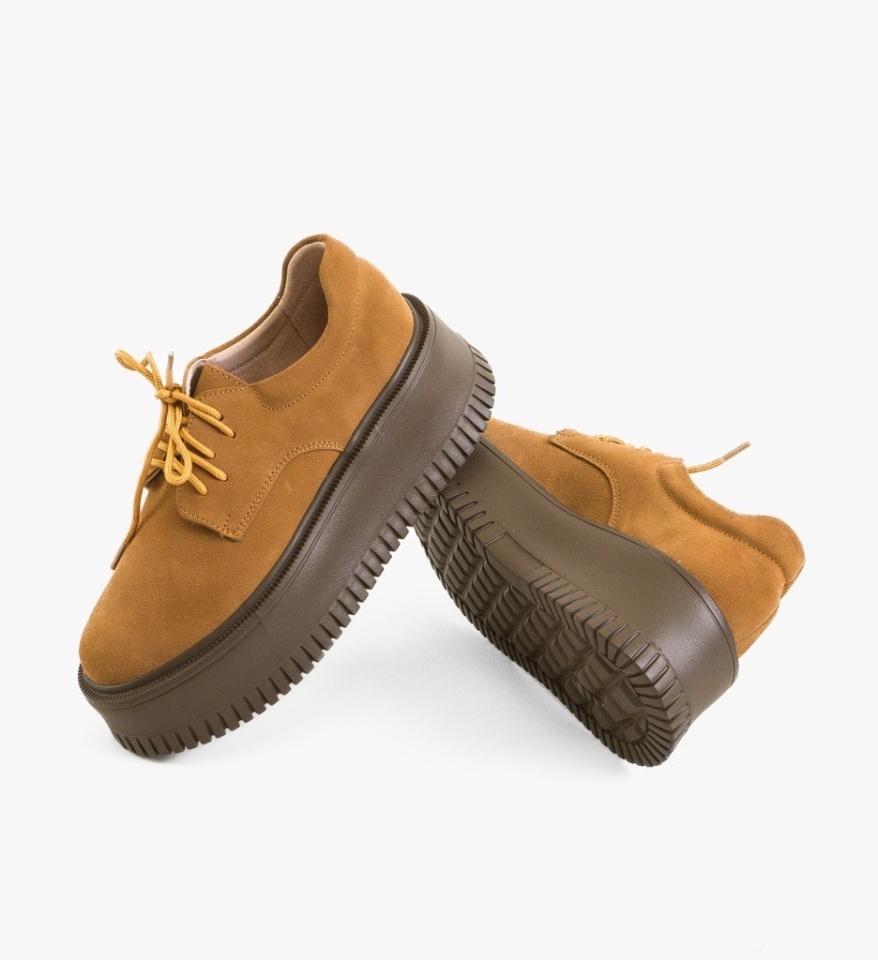 Pantofi casual dama Benve Camel - Img 2