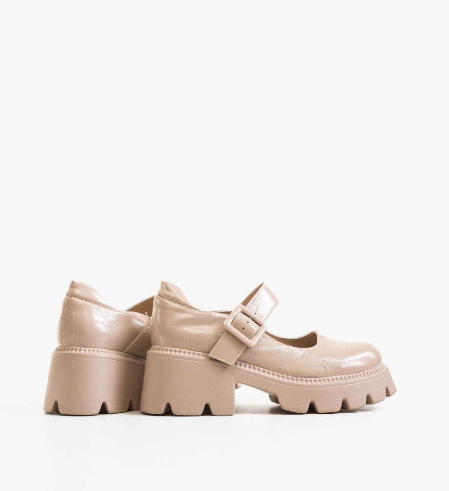 Pantofi Casual dama Bokfa Nude - Img 5