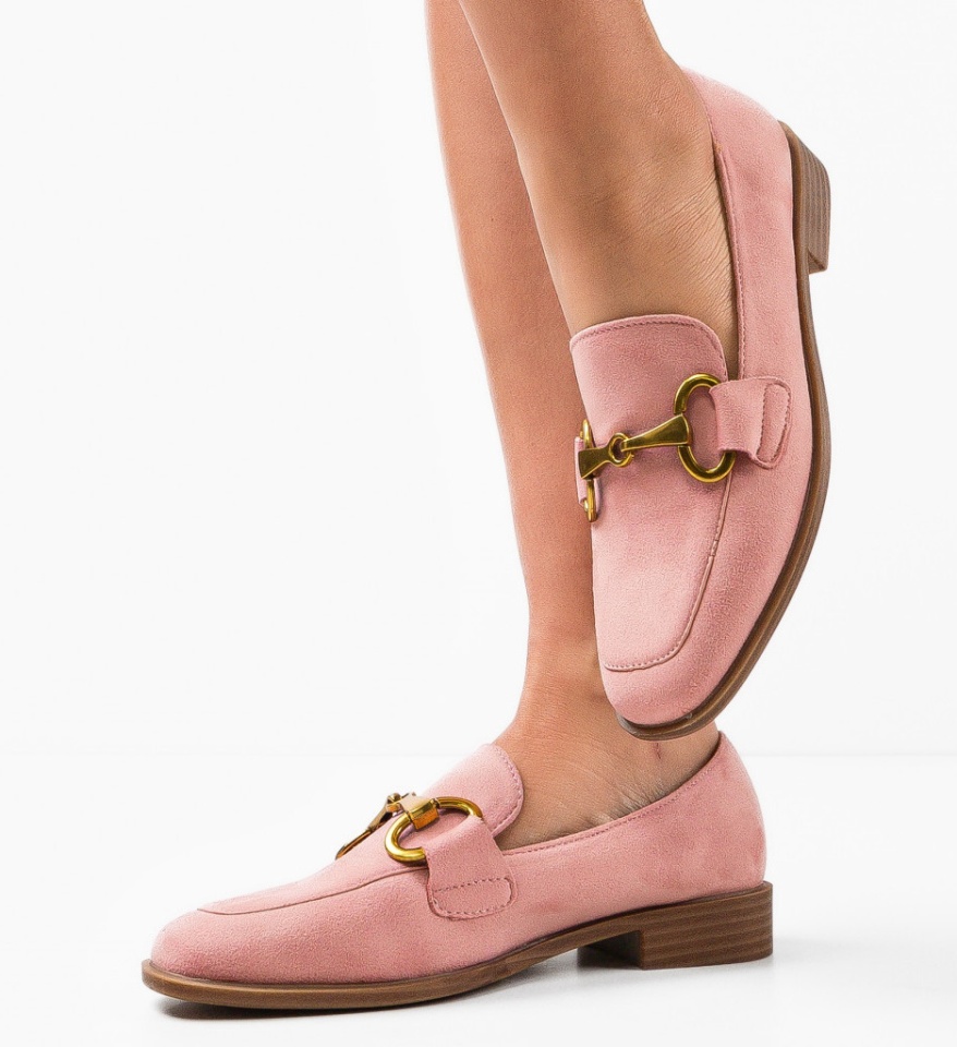 Pantofi Casual dama Cloe Roz - Img 6