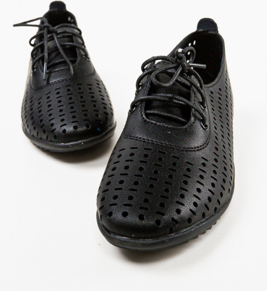 Pantofi casual dama Conwa Negri - Img 3