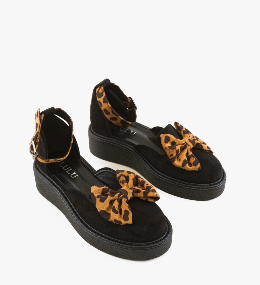 Pantofi Casual dama Elona Negri 2 - Img 2