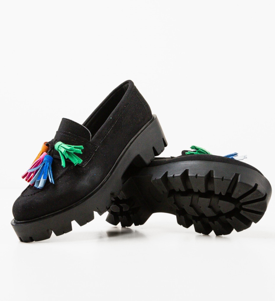 Pantofi Casual dama Kuciure Negri - Img 3