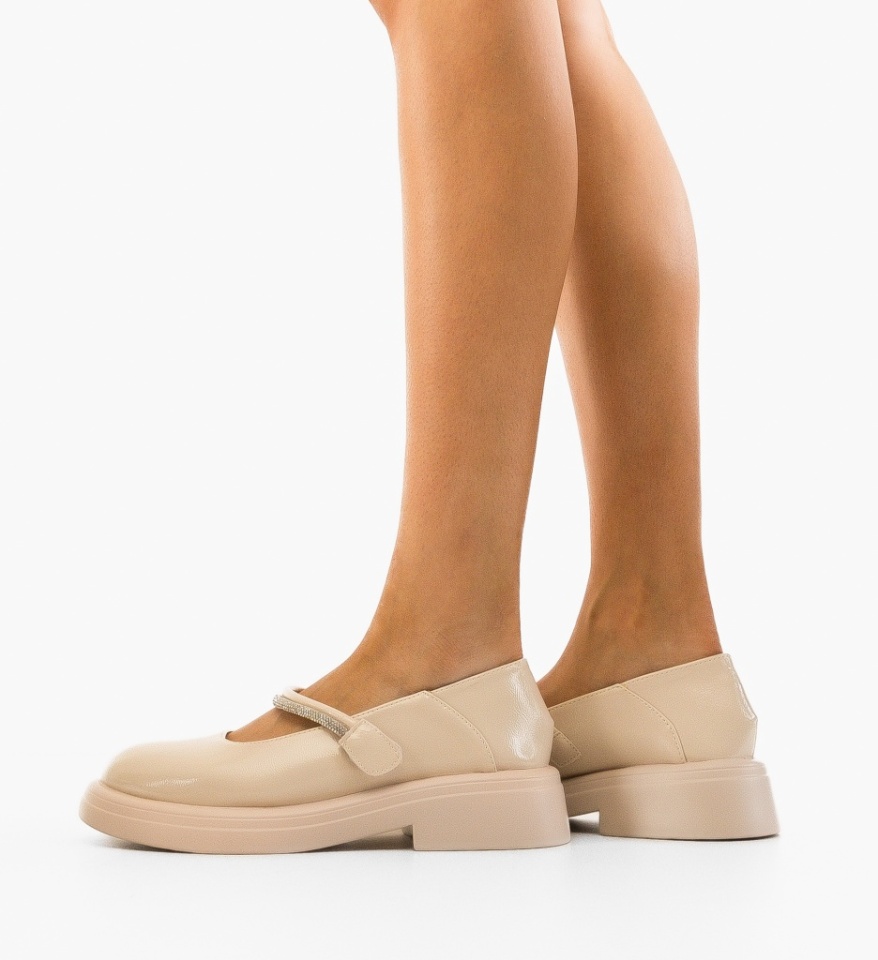 Pantofi Casual dama Maeve Bej 2 - Img 5