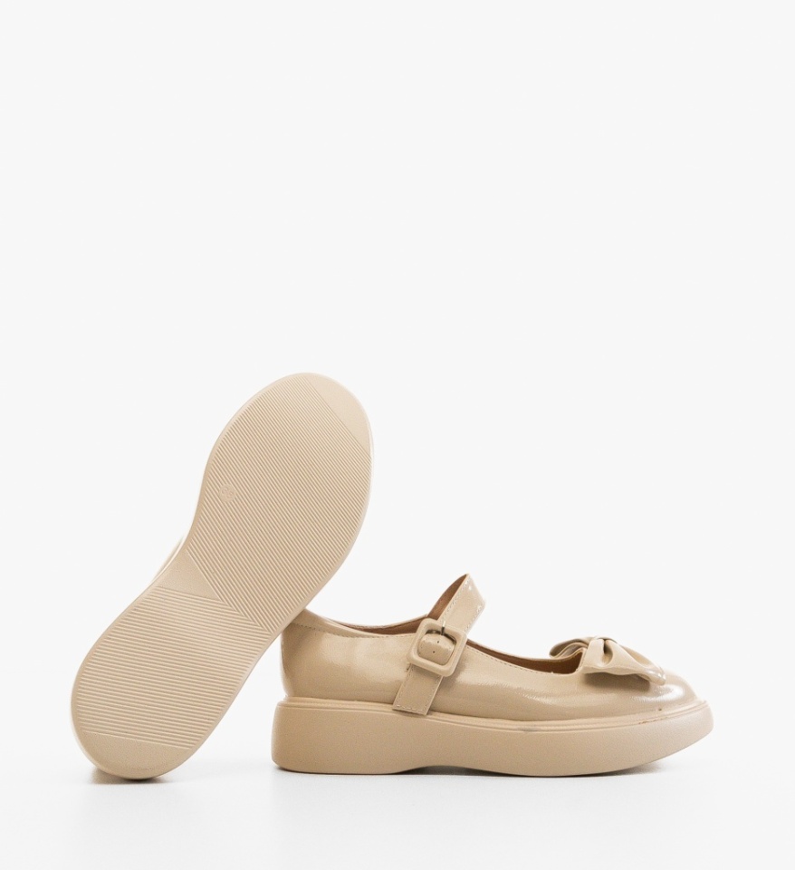 Pantofi Casual dama Melkior Bej - Img 2