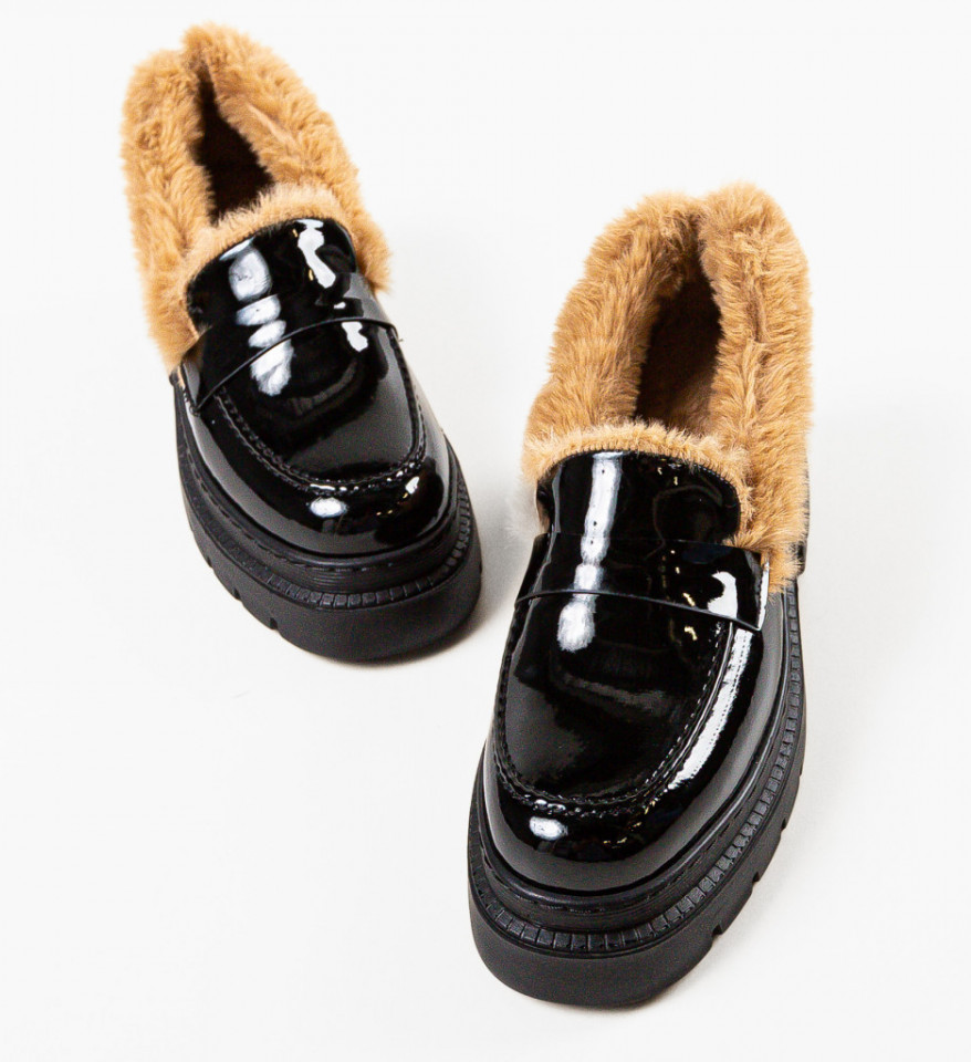 Pantofi casual dama Monday Negri - Img 3