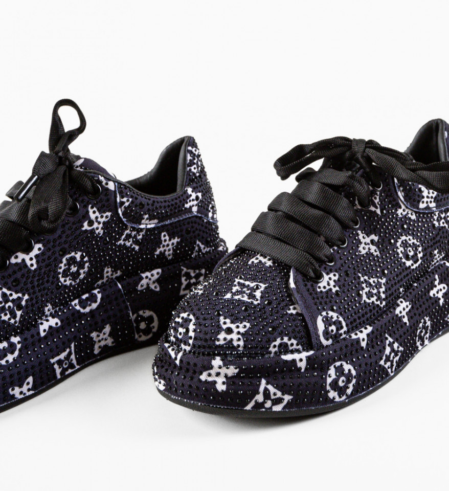 Pantofi Casual dama Urssy Negri - Img 3