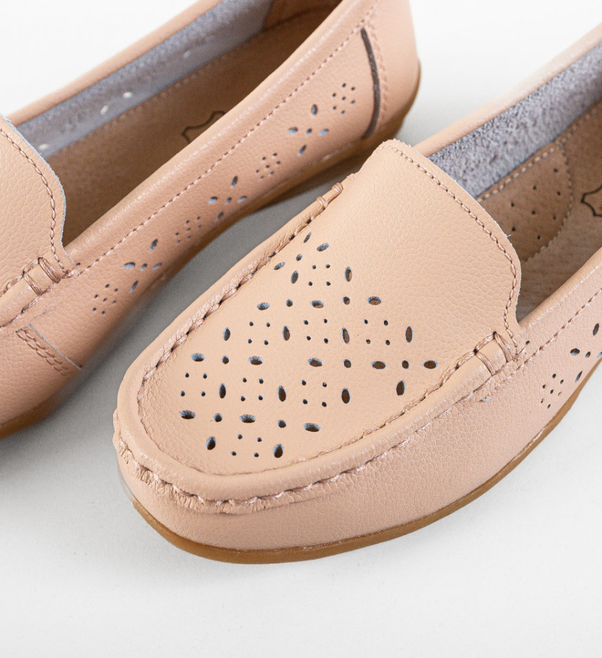 Pantofi Casual Debar Roz 2 - Img 4