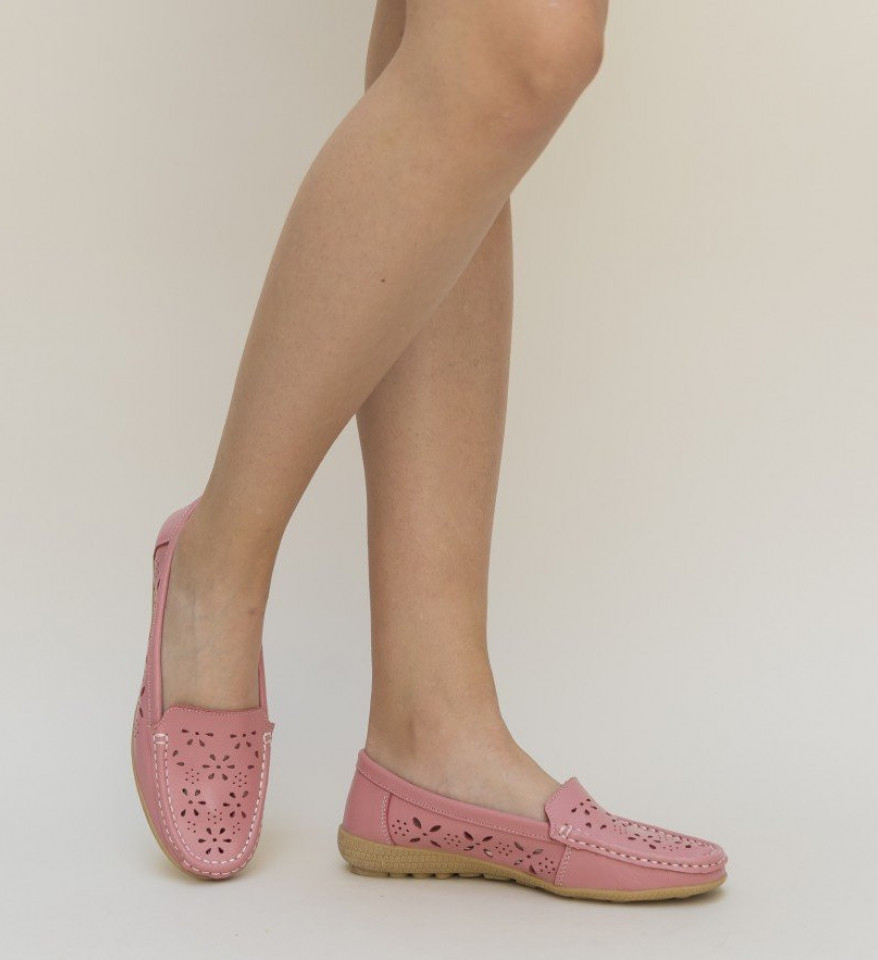 Pantofi Casual Debar Roz - Img 7
