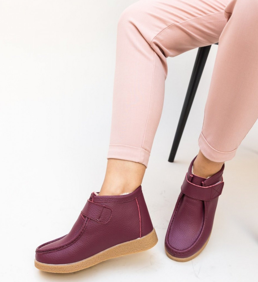 Pantofi Casual Debir Grena - Img 8