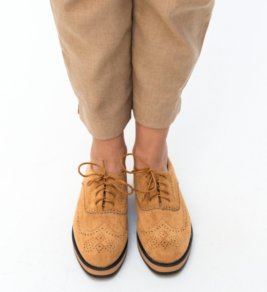 Pantofi Casual Devonk Camel - Img 6