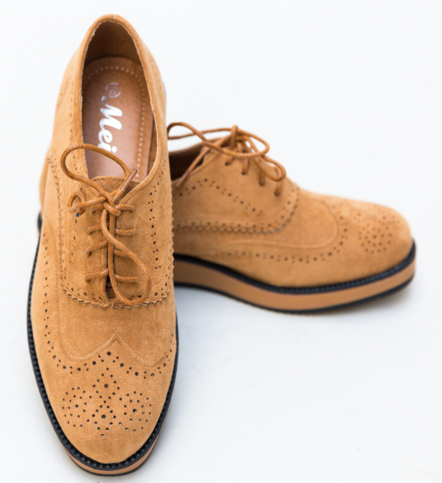 Pantofi Casual Devonk Camel - Img 4