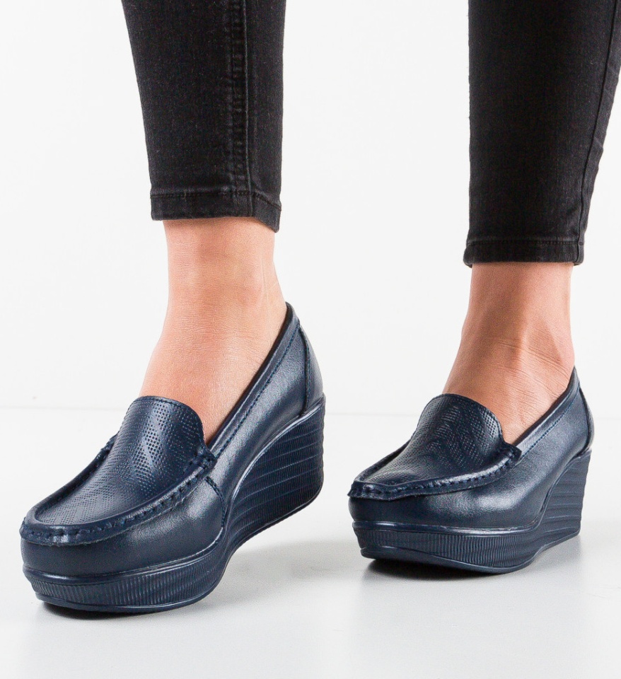 Pantofi Casual Ely Bleumarin - Img 6