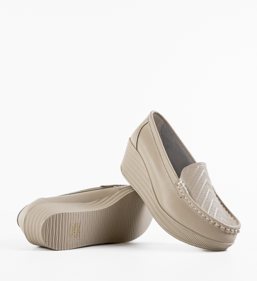 Pantofi Casual Ely Gri - Img 3