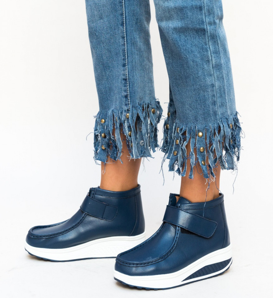 Pantofi Casual Ersan Bleumarin - Img 3