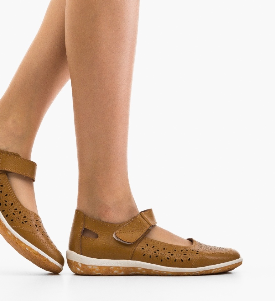 Pantofi Casual Fayvel Camel - Img 5
