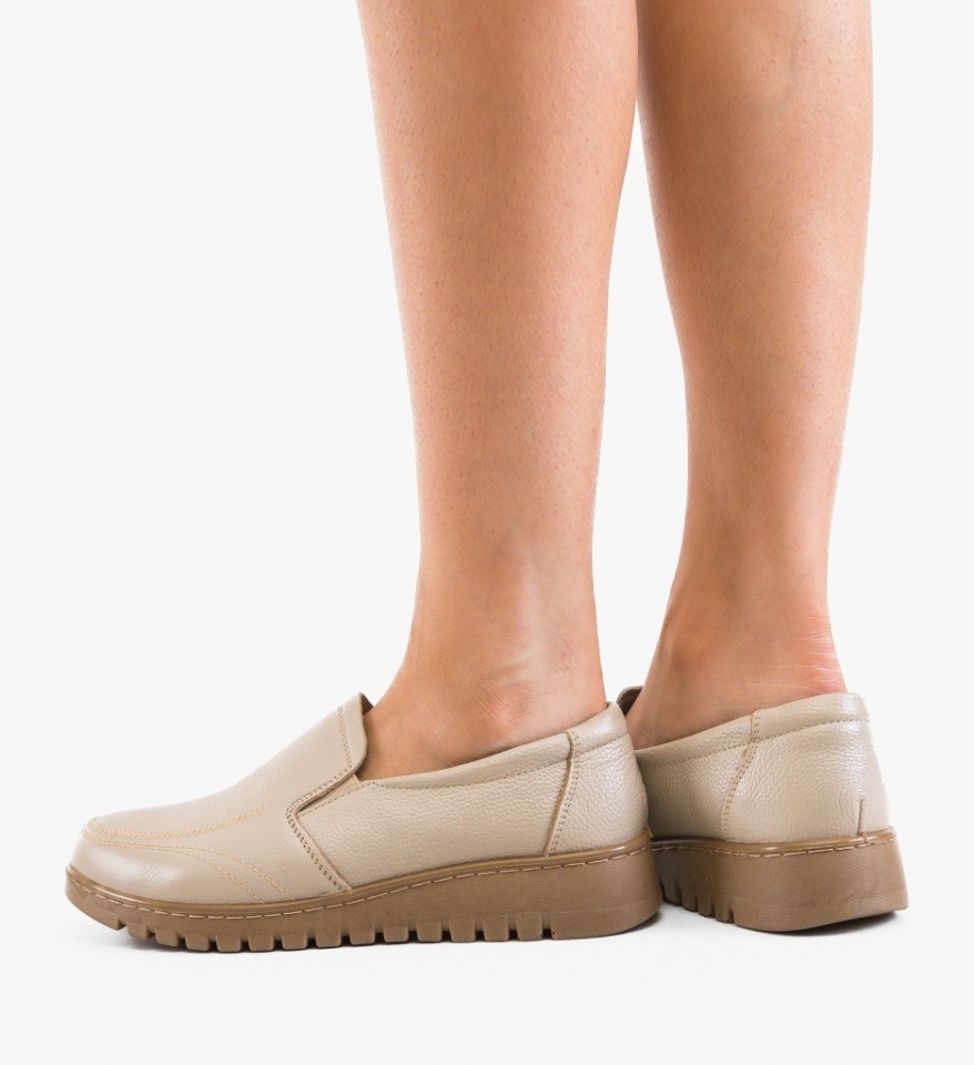 Pantofi Casual Gherghy Bej - Img 4