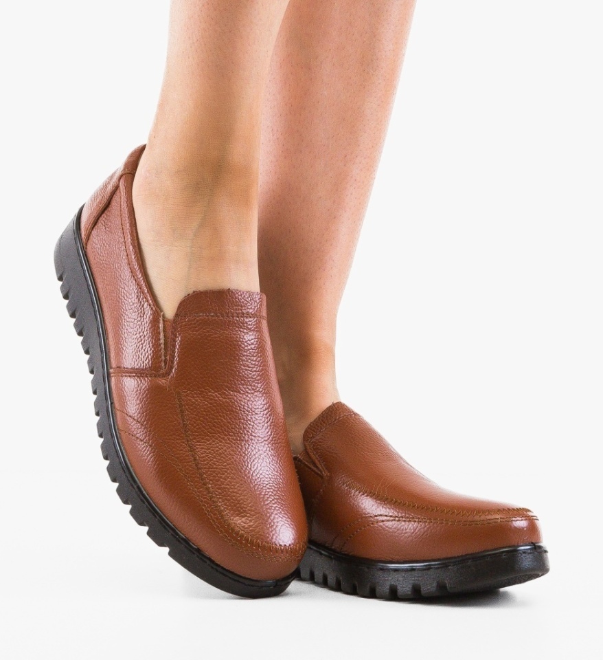 Pantofi Casual Gherghy Camel - Img 4