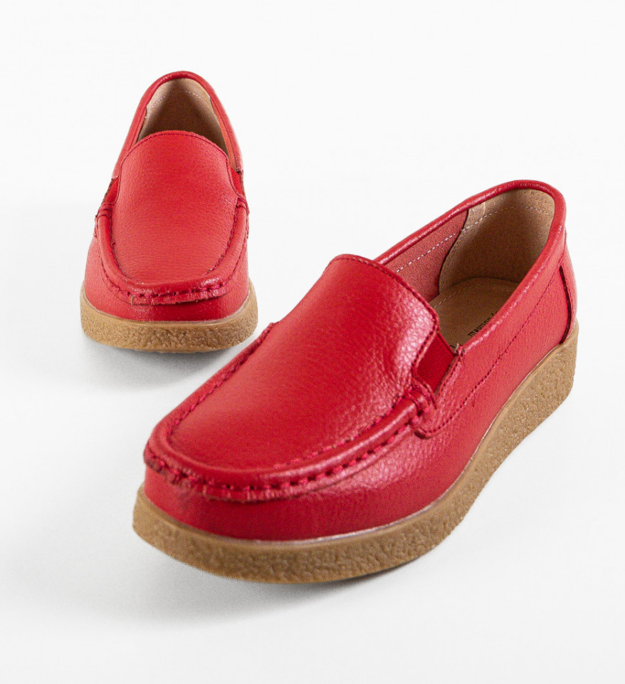 Pantofi Casual Givy Rosii - Img 3