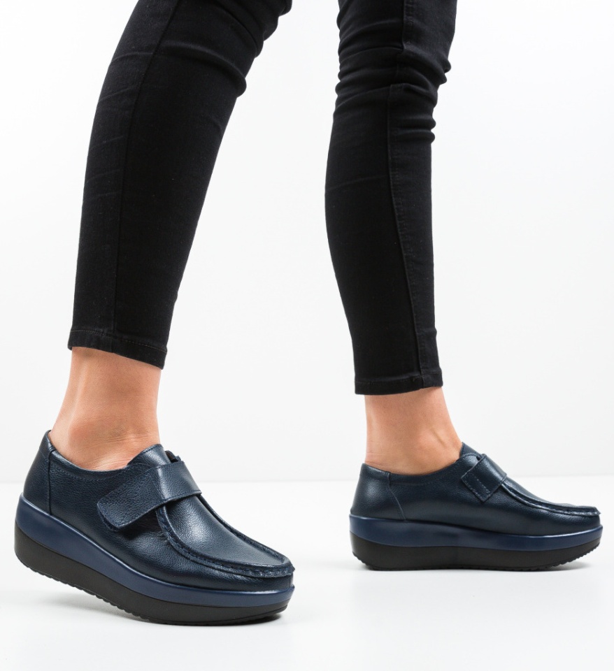Pantofi Casual Groma Bleumarin - Img 11