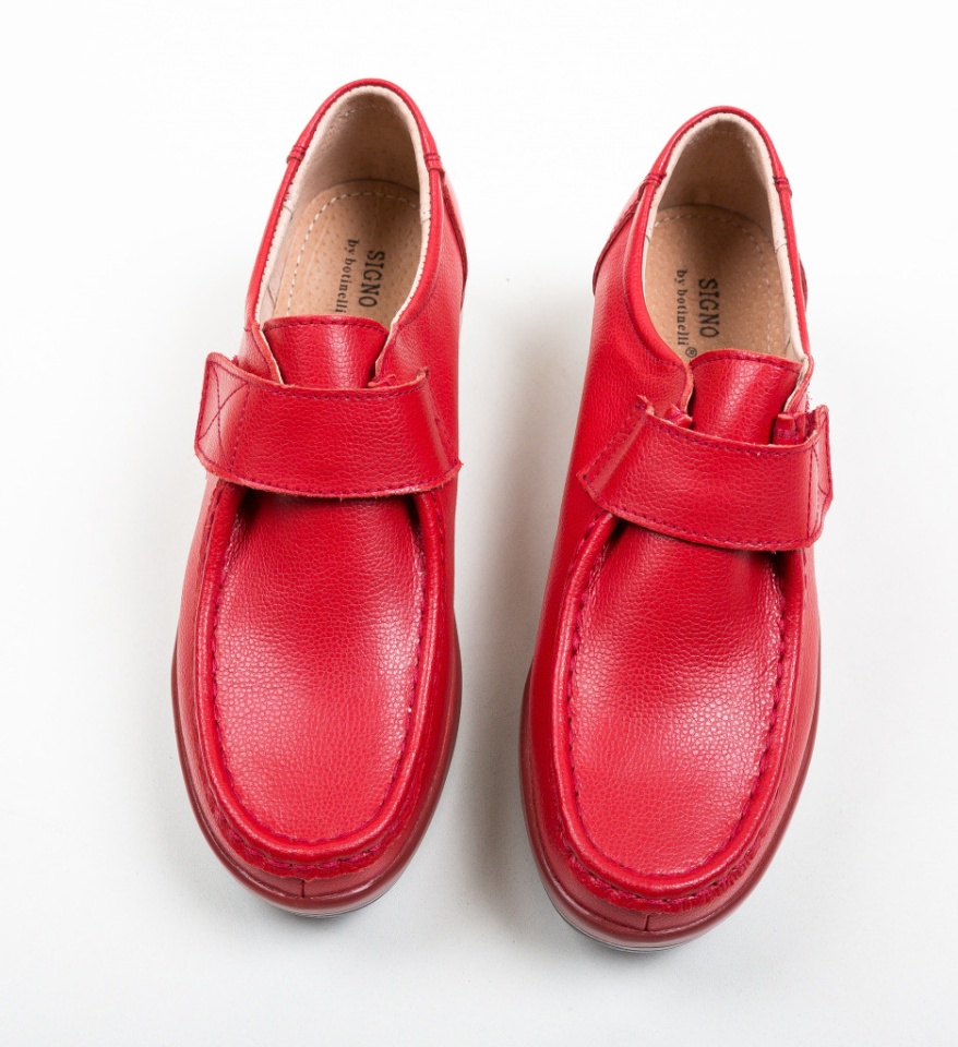 Pantofi Casual Groma Rosii - Img 11