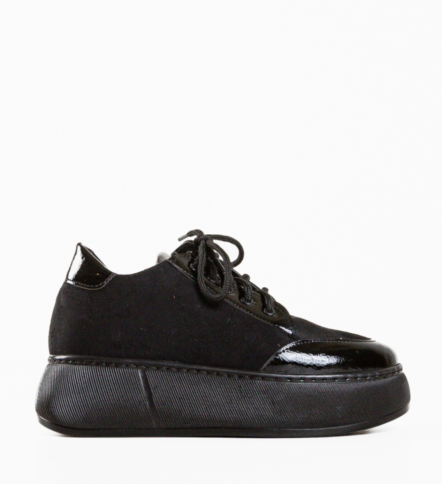 Pantofi Casual Gron Negri 2 - Img 1