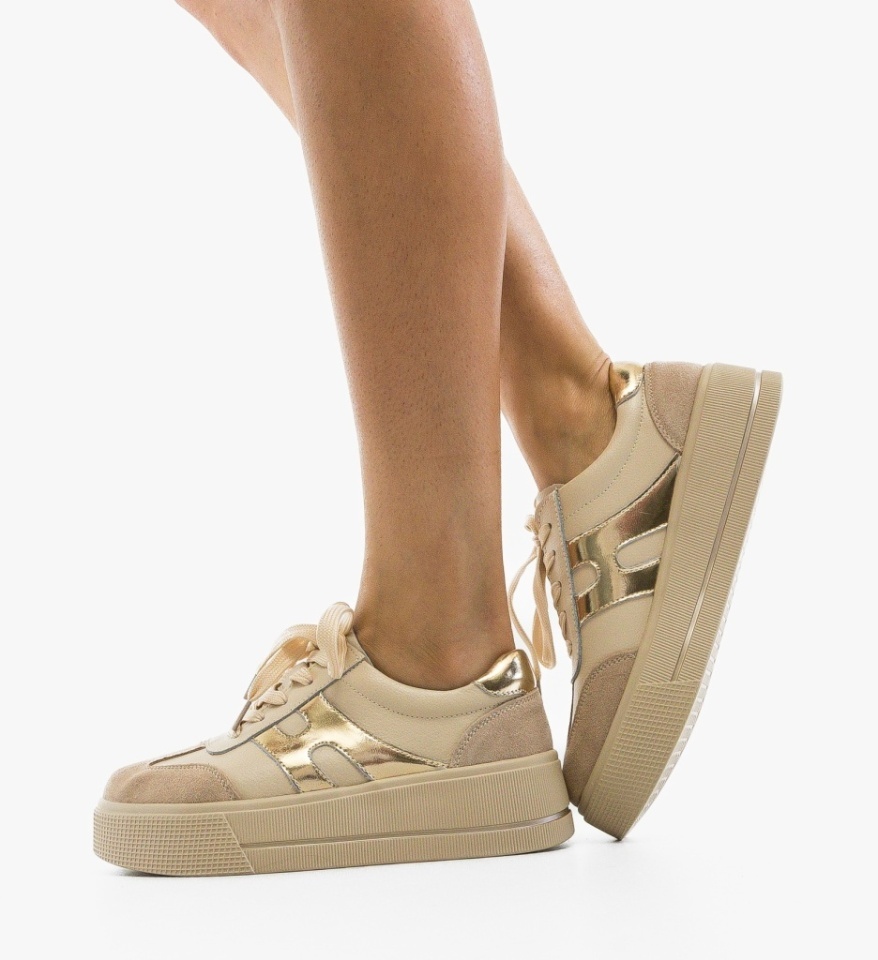 Pantofi Casual Hakro Bej - Img 3